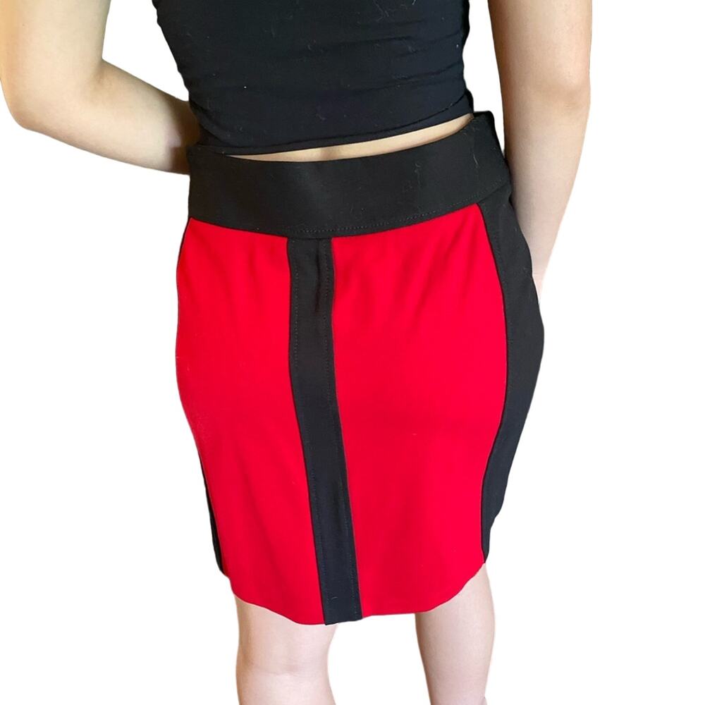 Nwot Cache Color Block Skirt Size 12 - image 2